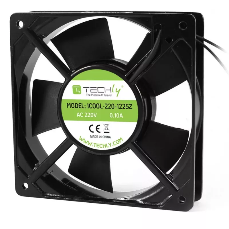 Techly ICOOL-220-1225Z tietokoneen jäähdytysjärjestelmä osa/lisävaruste tuuletinmoduuli