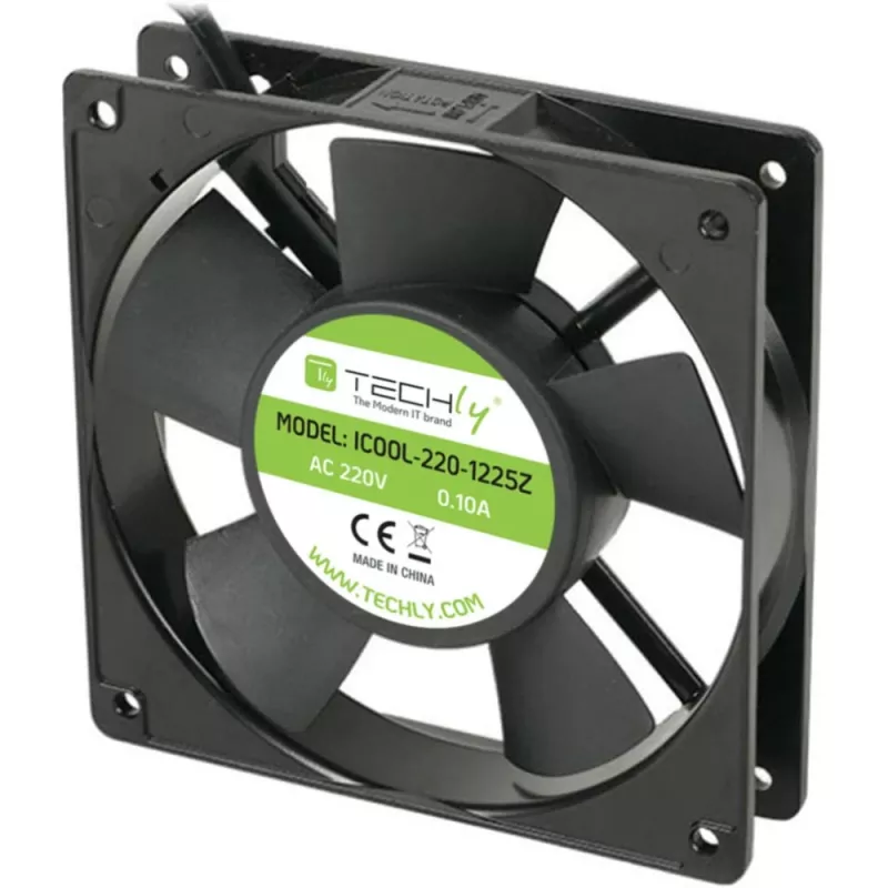 Techly ICOOL-220-1225Z tietokoneen jäähdytysjärjestelmä osa/lisävaruste tuuletinmoduuli
