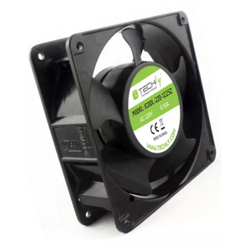 Techly ICOOL-220-1225Z tietokoneen jäähdytysjärjestelmä osa/lisävaruste tuuletinmoduuli
