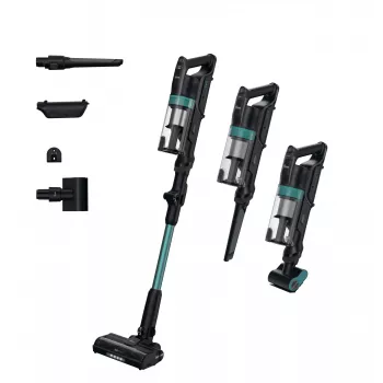 Hoover HF1P10PX 011 akku-imuri kuiva vaahto, mikro pussiton 0,7 l 165 W musta, turkoosi 22 Ah