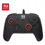 Johdollinen peliohjain Turtle Beach Rematch Nintendo Switch 2:lle – USB-C, 3 m kaapeli, takapainike, D-pad, musta