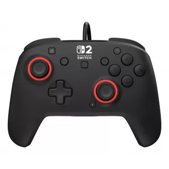 Johdollinen peliohjain Turtle Beach Rematch Nintendo Switch 2:lle – USB-C, 3 m kaapeli, takapainike, D-pad, musta