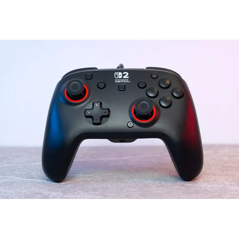 Johdollinen peliohjain Turtle Beach Rematch Nintendo Switch 2:lle – USB-C, 3 m kaapeli, takapainike, D-pad, musta