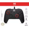 Johdollinen peliohjain Turtle Beach Rematch Nintendo Switch 2:lle – USB-C, 3 m kaapeli, takapainike, D-pad, musta