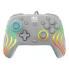 Johdollinen RGB-peliohjain Turtle Beach Afterglow Wave harmaa – USB-C, 3 m kaapeli, Nintendo Switch / Switch 2 / Switch OLED:lle