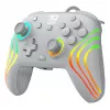 Johdollinen RGB-peliohjain Turtle Beach Afterglow Wave harmaa – USB-C, 3 m kaapeli, Nintendo Switch / Switch 2 / Switch OLED:lle