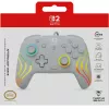 Johdollinen RGB-peliohjain Turtle Beach Afterglow Wave harmaa – USB-C, 3 m kaapeli, Nintendo Switch / Switch 2 / Switch OLED:lle