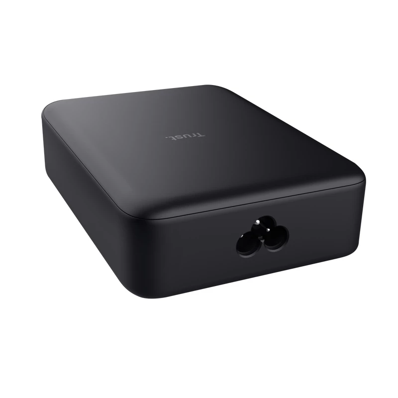 AC-laturi Trust Maxo musta 20 V 4 USB Type-C pikalataus