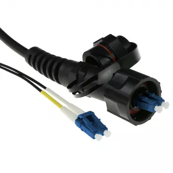Kuitukaapeli ACT RL7330 30 m 2x LC 2x LC ODVA musta