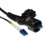 Kuitukaapeli ACT RL7330 30 m 2x LC 2x LC ODVA musta