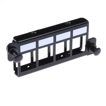 Adapteri ACT FA2057 4 x Keystone UTP musta