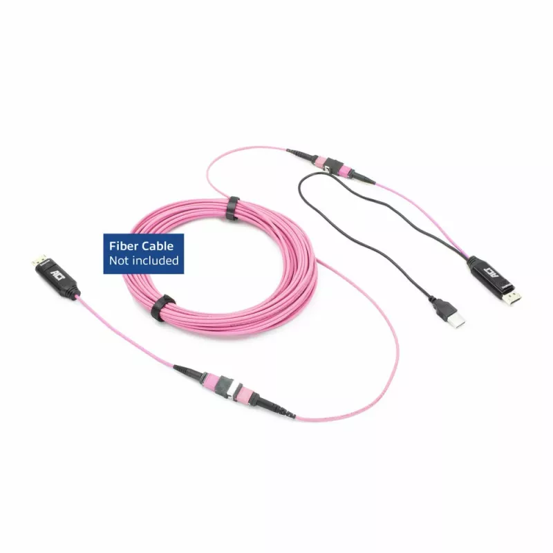 ACT DisplayPort–MTP/MPO-adapterisarja DisplayPort-yhteyden laajentamiseen 8K@60Hz asti