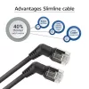 Verkkokaapeli ACT DD1901 Cat6 U/FTP (STP) 1 m RJ-45 musta