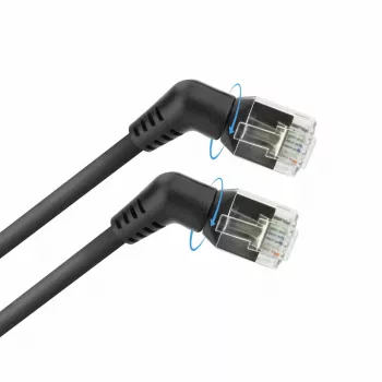ACT DD1951 Cat6 U/FTP (STP) verkkokaapeli musta 1,5 m RJ-45-liittimillä, kullatut kontaktit