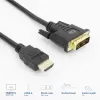 ACT AK3735 videokaapeliadapteri 2 m HDMI Type-A (Standard) DVI-D musta