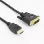 ACT AK3737 videokaapeliadapteri 5 m HDMI Type-A (Standard) DVI-D musta