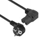 ACT virtakaapeli verkkopistoke CEE 7/7 (kulma) – C15 (suora) IEC60320 musta 2 m