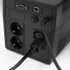 ACT virtakaapeli C14 – C15 (kulma vasen) IEC60320 musta 1,2 m