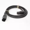 Virtakaapeli ACT C14 – kulma C15 IEC60320 musta 2 m H05RN-F 10 A 250 V