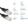 ACT Cat8 U/FTP (STP) verkkokaapeli FB8101 — 1 m, RJ-45–RJ-45, musta