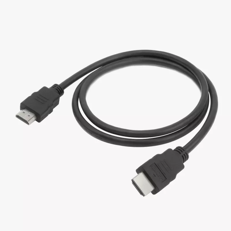 HDMI-kaapeli ACT AK3870 0,5 m – HDMI Type-A -pistoke–HDMI Type-A -pistoke, HDMI 2.0, 18 Gbit/s, ARC, kullatut kontaktit, musta
