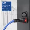 ACT virtajohto C14 IEC Lock+ Dual Locking - C15 IEC Lock+ sininen 1 m, PC3870