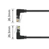 ACT DD7901 verkkokaapeli musta 1 m Cat6a U/UTP (UTP)