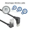 ACT DD7901 verkkokaapeli musta 1 m Cat6a U/UTP (UTP)