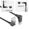 ACT DD7905 Cat6a U/UTP -verkkokaapeli 5 m musta RJ-45