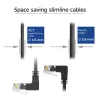 ACT verkkokaapeli DD7930 Cat6a U/UTP -verkkokaapeli 0,15 m RJ-45 musta