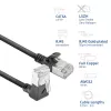 ACT verkkokaapeli DA4903 Cat6a U/FTP (STP) musta 3 m RJ-45 kullatut kontaktit