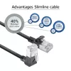 ACT DA4951 Cat6a U/FTP (STP) -verkkokaapeli 1,5 m, RJ-45–RJ-45, musta, kullatut kontaktit
