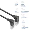 Verkkokaapeli ACT DA5901 Cat6a U/FTP (STP) musta 1 m RJ-45–RJ-45