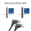 Verkkokaapeli ACT DA5930 Cat6a U/FTP (STP) musta 0,15 m RJ-45-liittimillä, kullatut kontaktit