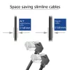 ACT DA6900 Cat6a U/FTP (STP) -verkkokaapeli musta 0,5 m RJ-45 kullatut kontaktit