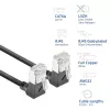 Verkkokaapeli ACT DA6901 Cat6a U/FTP (STP) 1 m RJ-45–RJ-45 musta