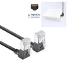 ACT Cat6a U/FTP (STP) -verkkokaapeli DA6902, 2 m, RJ-45–RJ-45, musta