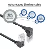 Verkkokaapeli ACT DA7903 Cat6a U/FTP (STP) musta, 3 m, RJ-45–RJ-45, kullatut kontaktit