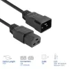 Virtakaapeli ACT C20–C21 IEC60320 musta 2,5 m, 16 A, 250 V