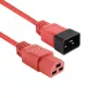 Virtakaapeli ACT C20–C21 IEC60320 punainen 1,5 m, 250 V 16 A