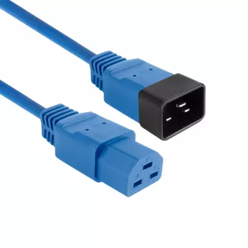 Virtakaapeli ACT C20–C21 IEC60320 sininen 2 m, 16 A, 250 V