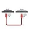 ACT-virtakaapeli C14–C21 IEC60320 punainen 1,5 m, 250 V 10 A