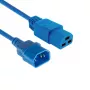 Virtakaapeli ACT C14–C21 IEC60320 sininen 1,5 m, 250 V 10 A