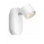 Katto-/seinäspotti Philips myLiving Star 6,5 W LED, 1-lampunen, 2700 K, IP20, valkoinen