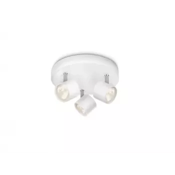 Katto-/seinävalaisin Philips Dimmable LED Star 3x 16,5 W, 2700 K, 1 500 lm, IP20, valkoinen