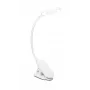 Philips Functional Forys klipsipöytävalaisin, valkoinen, muovi, makuuhuone, olohuone, toimisto, nykyaikainen, IP20, III
