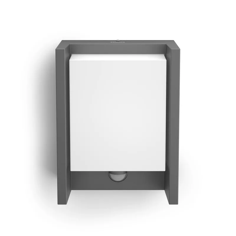 Philips Arbour seinävalaisin 3,8W, ulkoseinävalaisin, antrasiitti, metalli, IP44, terassi, puutarha, II