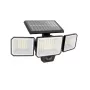 Turvavalaistus Philips Securit 8,7 W LED aurinko 5000 K, 4 V paristo, musta muovikotelo