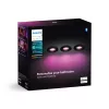 Philips Hue White and Colour Ambience kolmen pakkaus Xamento upotettava kohdevalaisin