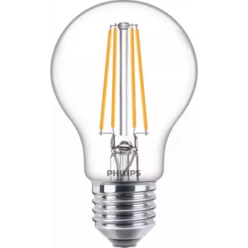 Philips filamenttilamppu kirkas 60 W A60 E27 x3, 7 W, 60 W, E27, 806 lm, 15 000 h, lämmin valkoinen